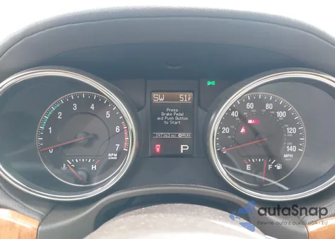 2013 Jeep Grand Cherokee Overland z USA, uszkodzony, nr VIN 1C4RJFCT0DC614693